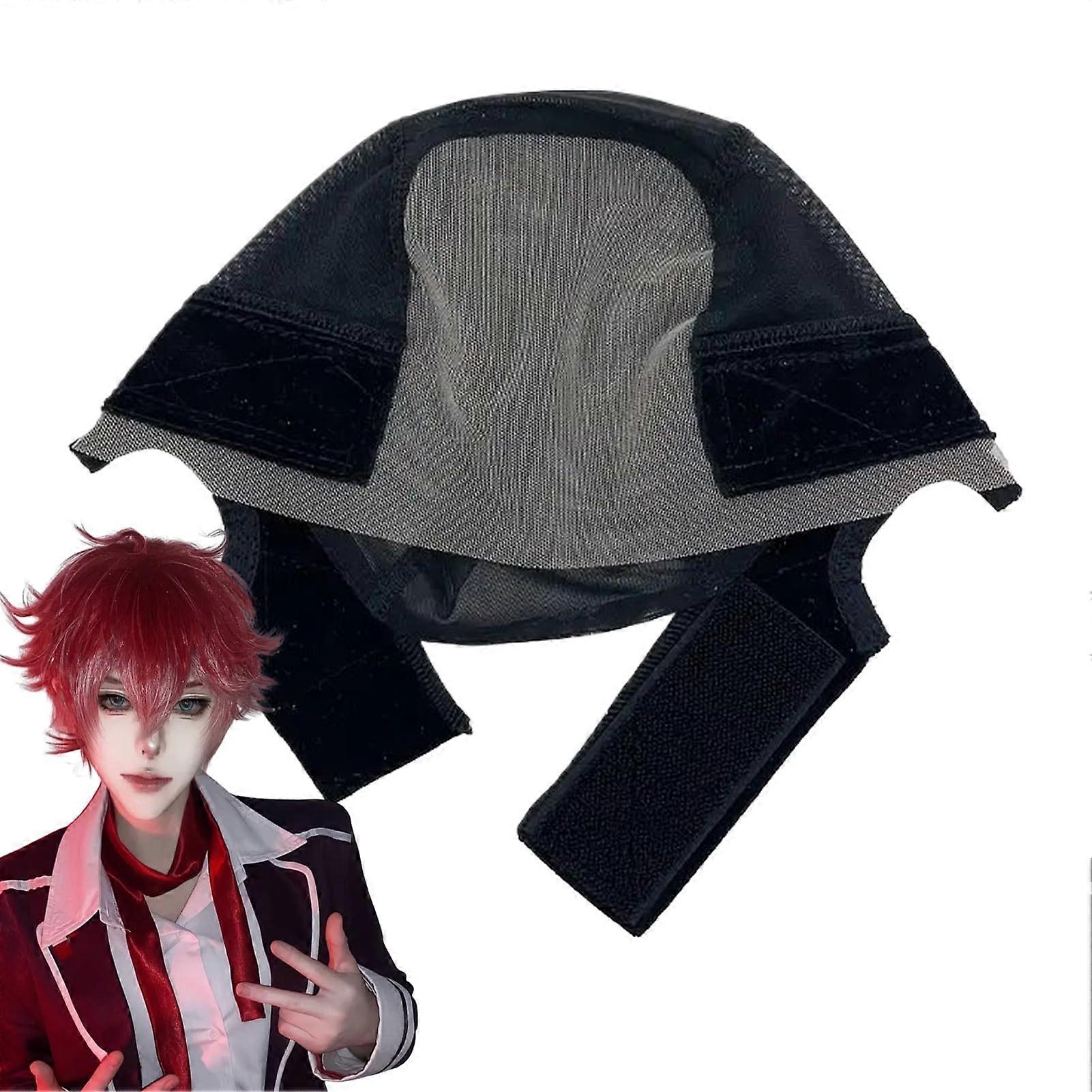 Wig Net Cap Comfortable Elastic Lightweight Mesh Lace Cap Black One Size Fits Most For Home Cosplay Daily Life Festivals