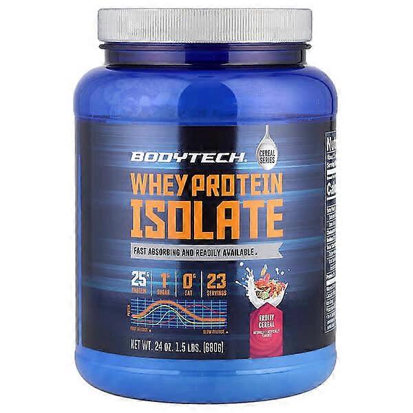 BodyTech, Whey Protein Isolate, Fruity Cereal, 1.5 lbs (680 g)