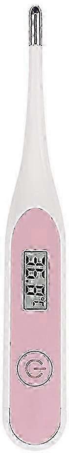 26-27 Quick Read Digital Basal Thermometer - 20 Second Rapid Test For Adults & Babies (pink)