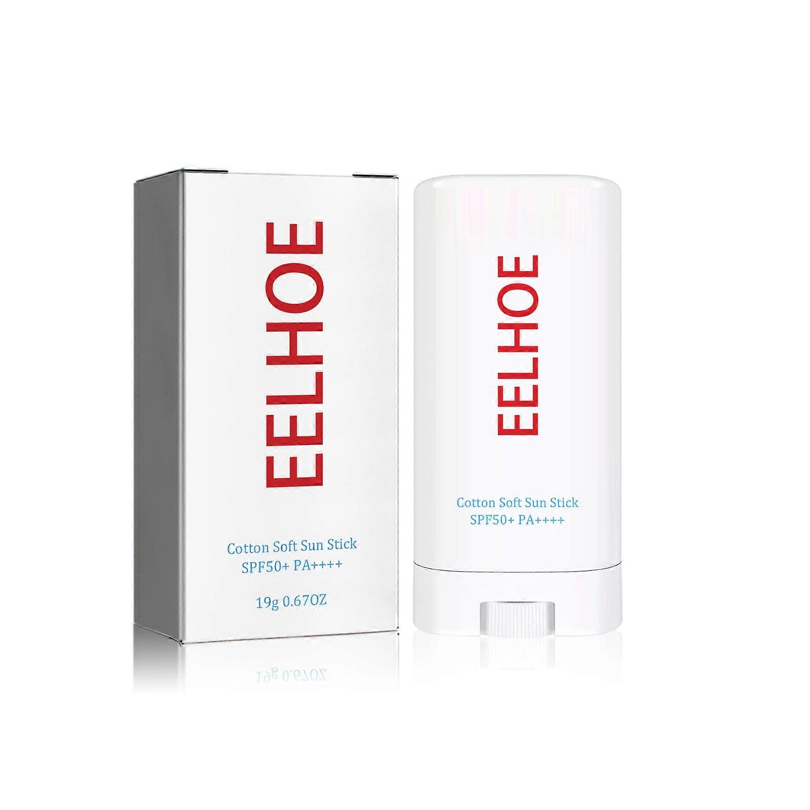 Eelhoe Cotton Soft Protective Stick Natural Concealer Freshing And Moistrurizing Uv Protection Moisturizing Whitening Skin Protective Stick