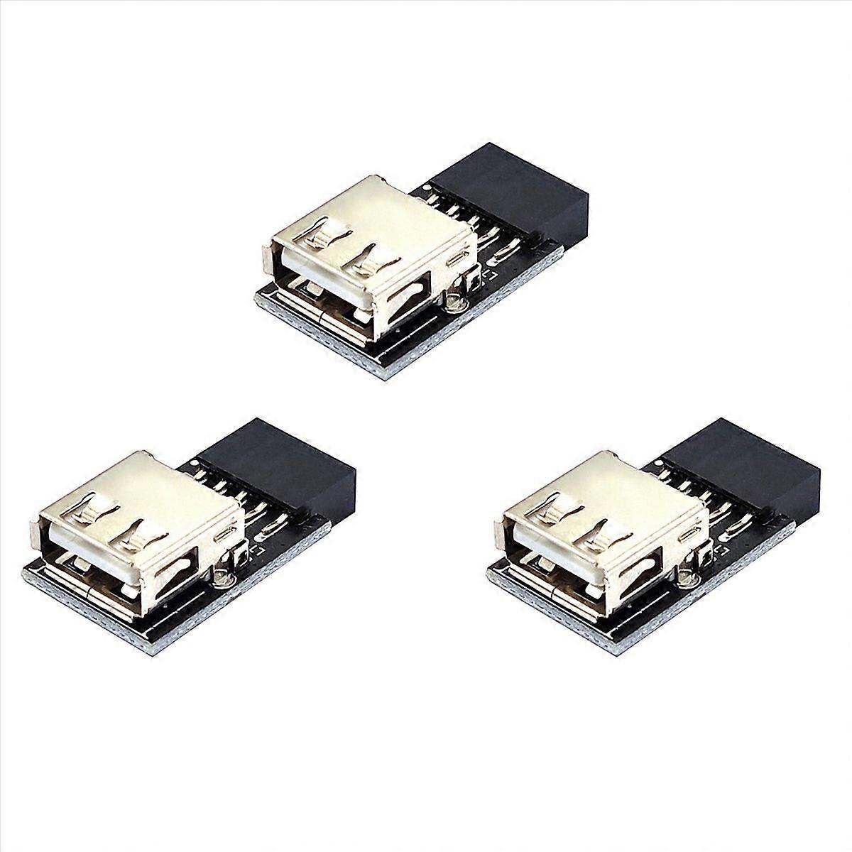 9Pin to 1 Port USB Adapter Connector PC Internal Motherboard