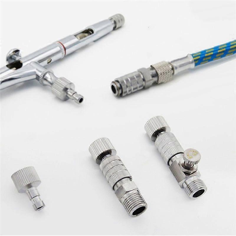 Air Brush Quick Release Adapter 1/8 Inch Plug Male & Female Fitting