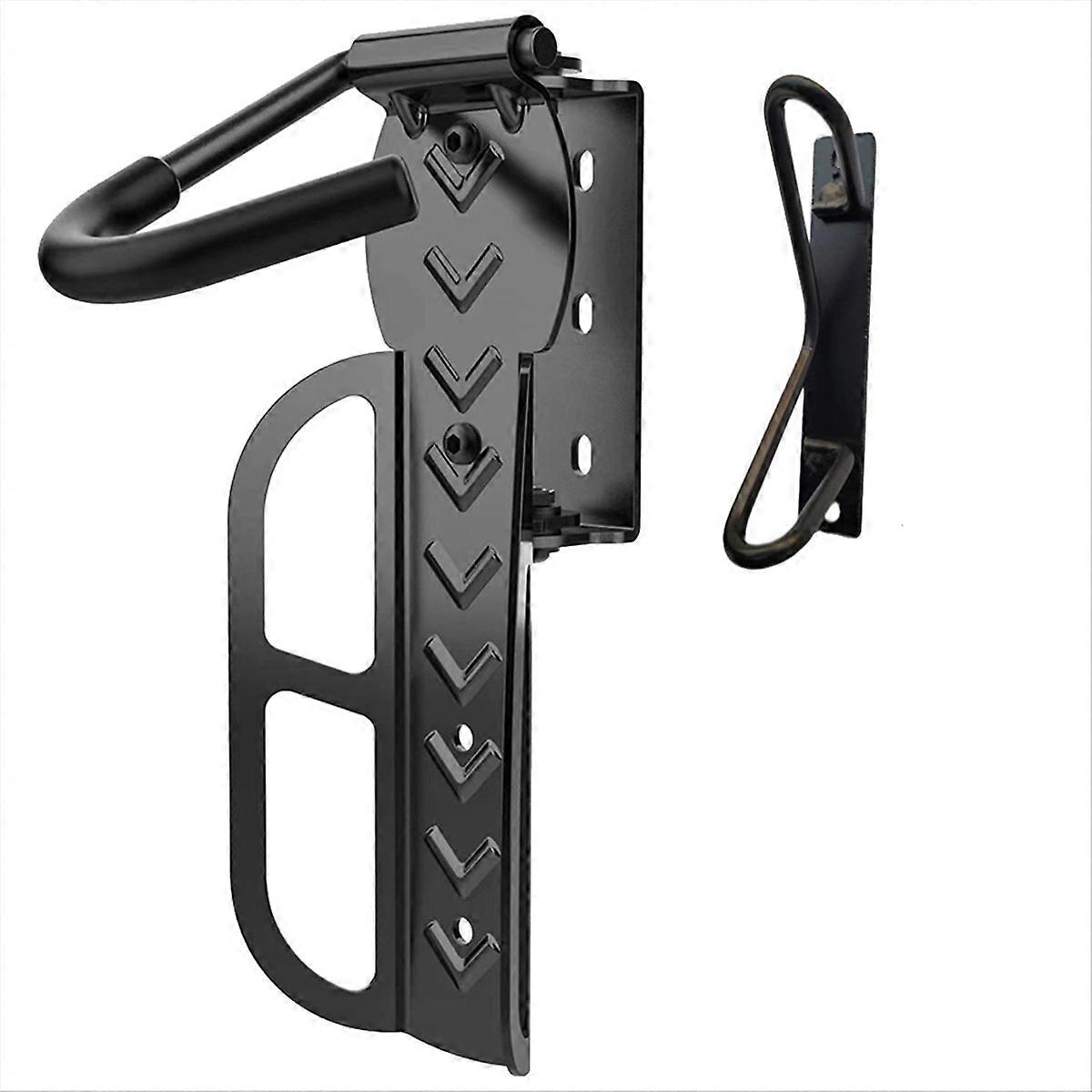 Bicycle Wall Hook with Adjustable Angle Black Normal Rotation