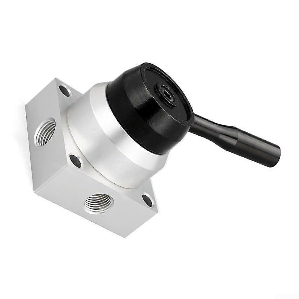 Pneumatic Switch Hand Valve 3Position FourWay Manual Reversing Valve Rotary Control For Industrial Automation