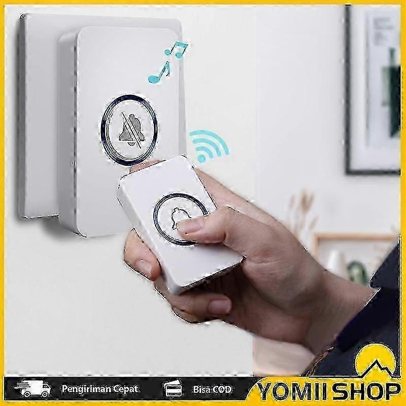 Medical Alert Call Button for Seniors and Caregivers 110dB Adjustable Volume 60+ Ringtones Easy One-Button Operation