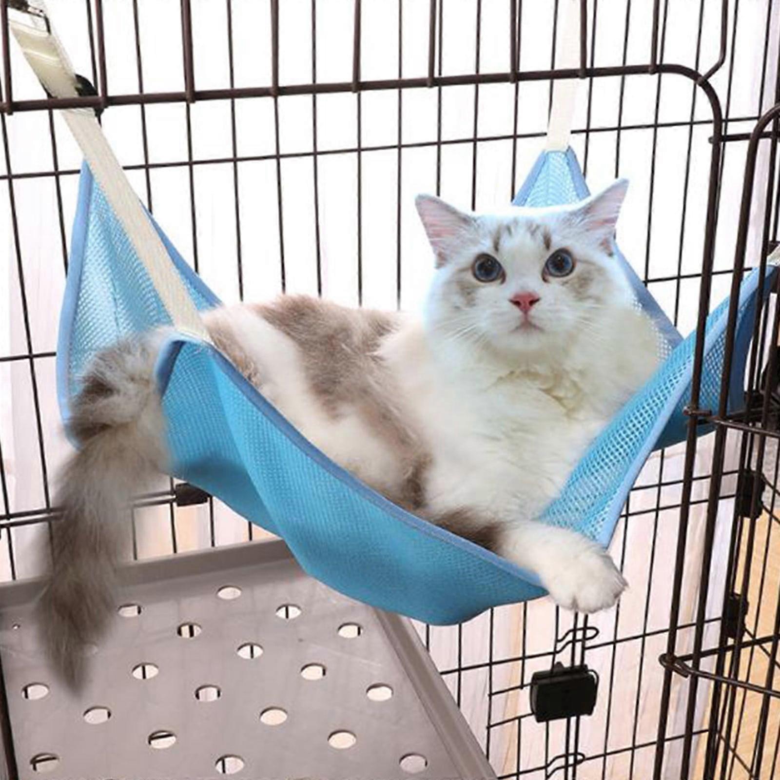 Cat Hammock Breathable Mesh Pet Hammock Bed,Under Chair Hammock Cradle Crib for Rest & Relaxation Outdoors