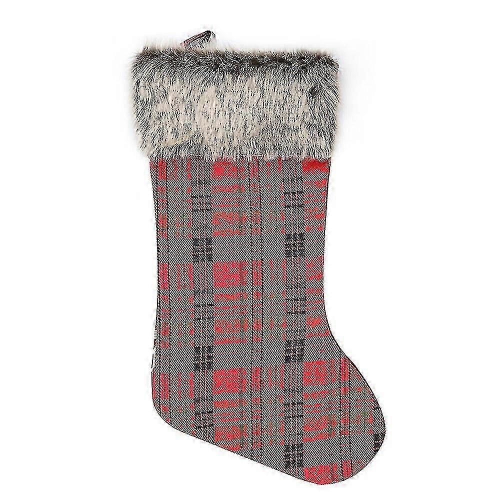Julestrømper Julesokk Gavepose Jule plysj Sokk Anheng Til Jul