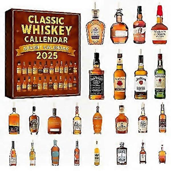 For 2025 Beer Advent Calendar Whisky Arrival Festival Calendar Christmas Suitable For Everyday Use