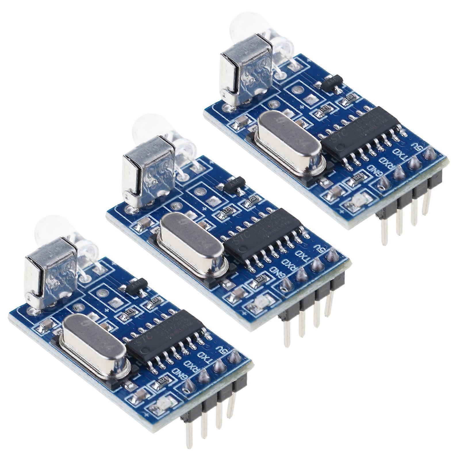 NECs Protocol Baseds Infrareds Transceiver Unit with Serial Communication Support for DIY Electronics Projects Multicolor