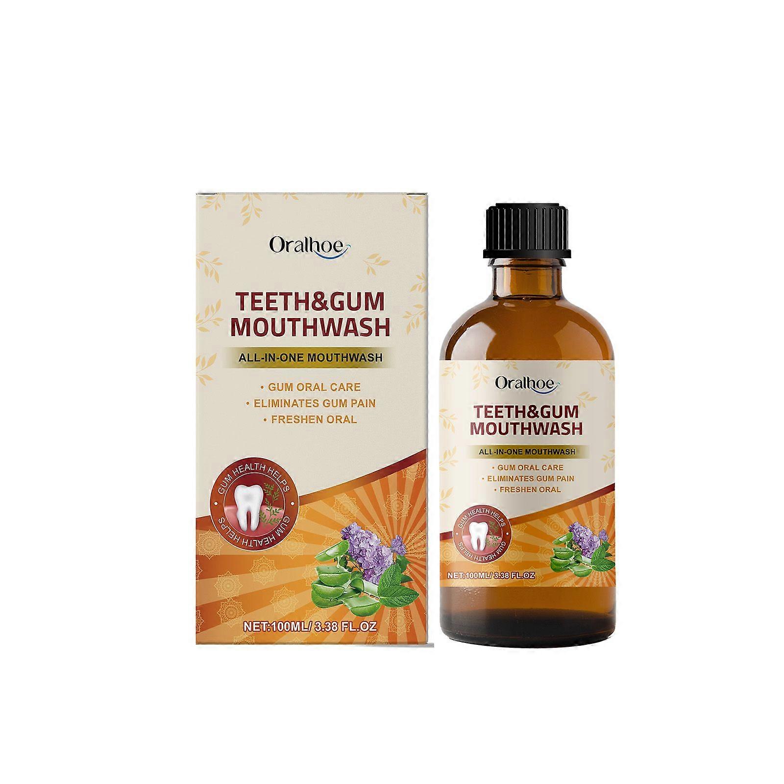 Herbal Mouthwash Contains Aloe Extract And Lemon Extract