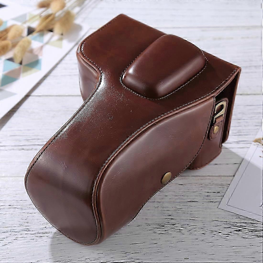 ニコンD5300 / D5200 / D5100用フルボディカメラPUレザーケースバッグ