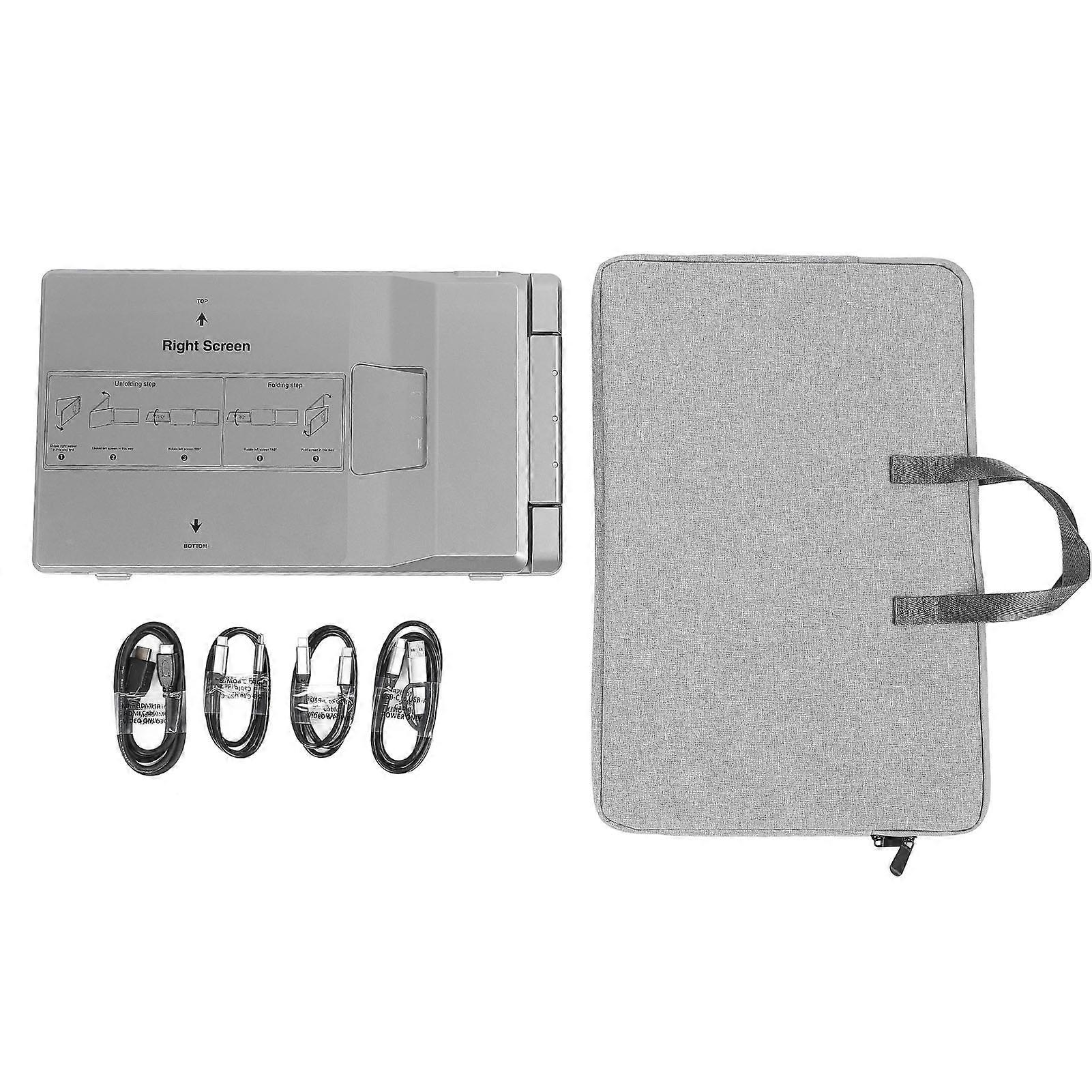 Laptop Screen Extender 15.6in Portable Double Display 1920x1080 IPS Plug and Play