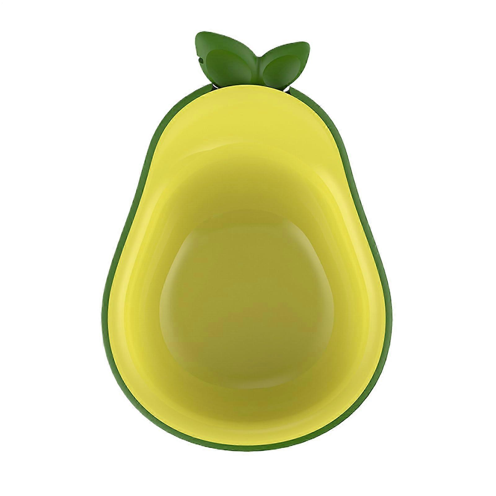 Cat Food Dishes AvocadoShaped Elevated Feeder For Kittens MultiPet Use SpaceSaving 7.09 X 5.51 X 3.54 In