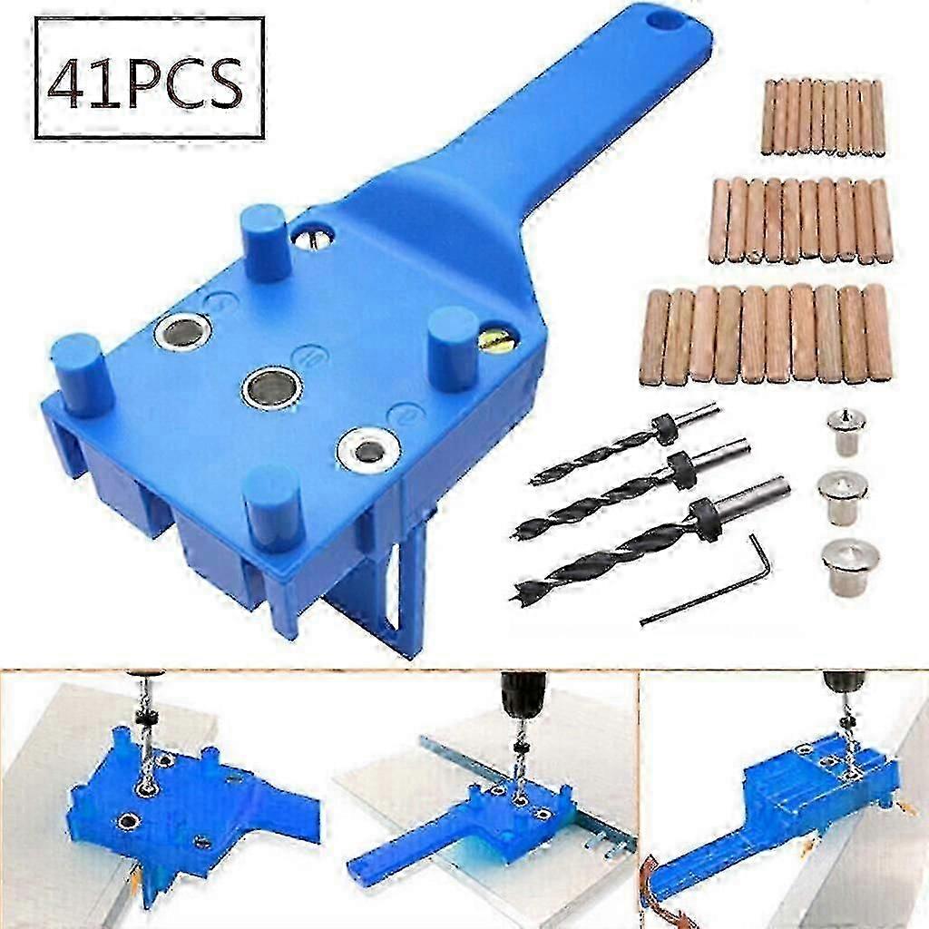 Depth stop drilling template for wood dowels