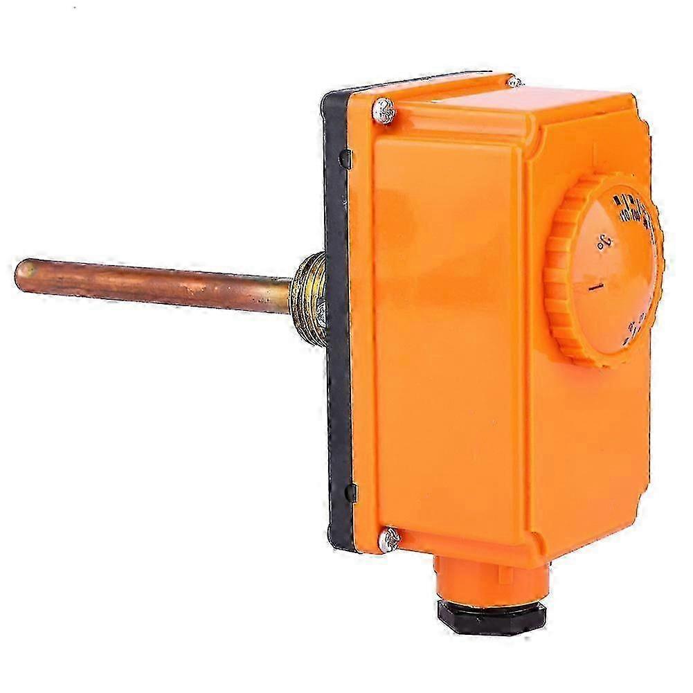 Hot Water Pipeline Thermostat Temperature Controller 30-110 Low Temperature Start G1/2 Male Thread Edition 1110