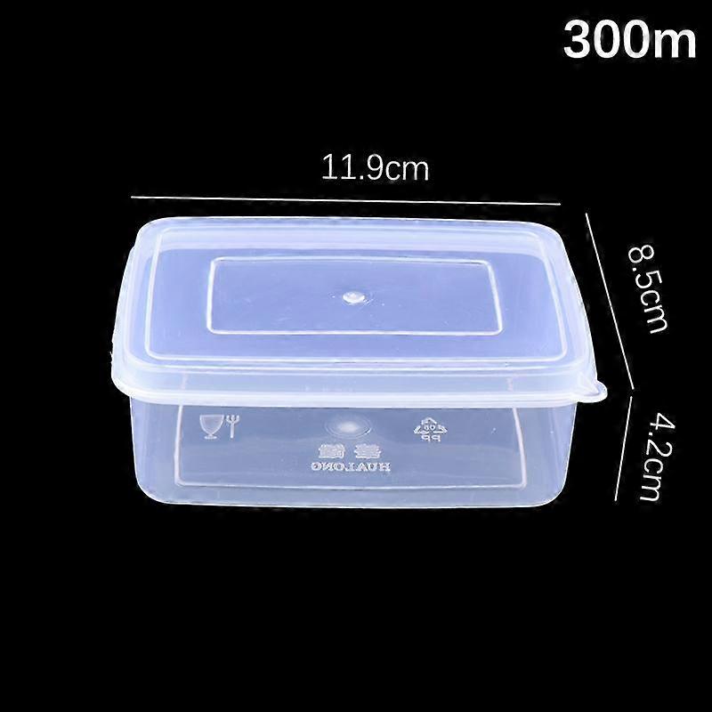 300/500Ml Transparent Plastic Rectangular Crisper Special For Refrigerator Sealed Food Grade Kitchen Storage Box