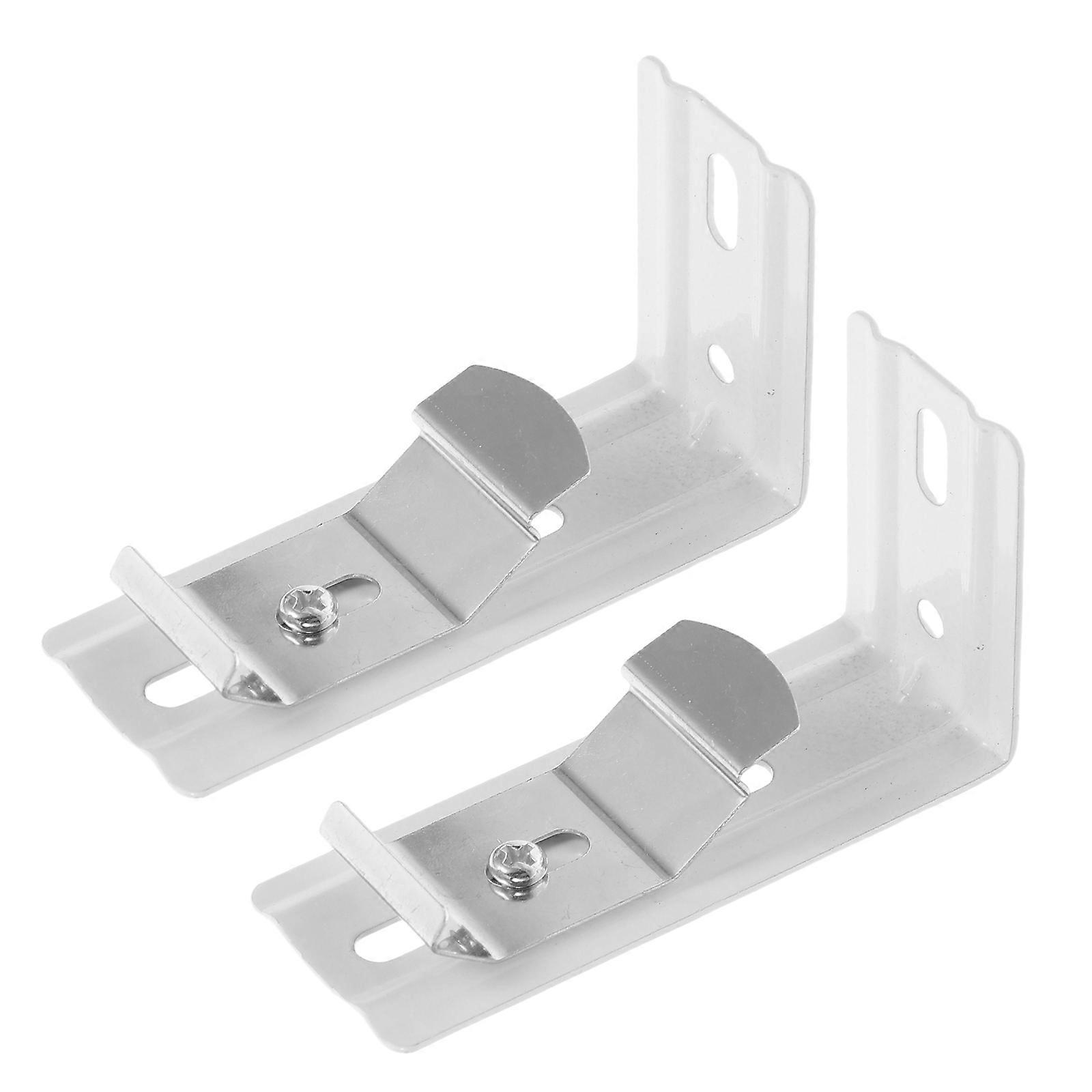 Vertical Blind Bracket Clips Durable Iron Bracket for 2Pcs Vertical Blinds Installation