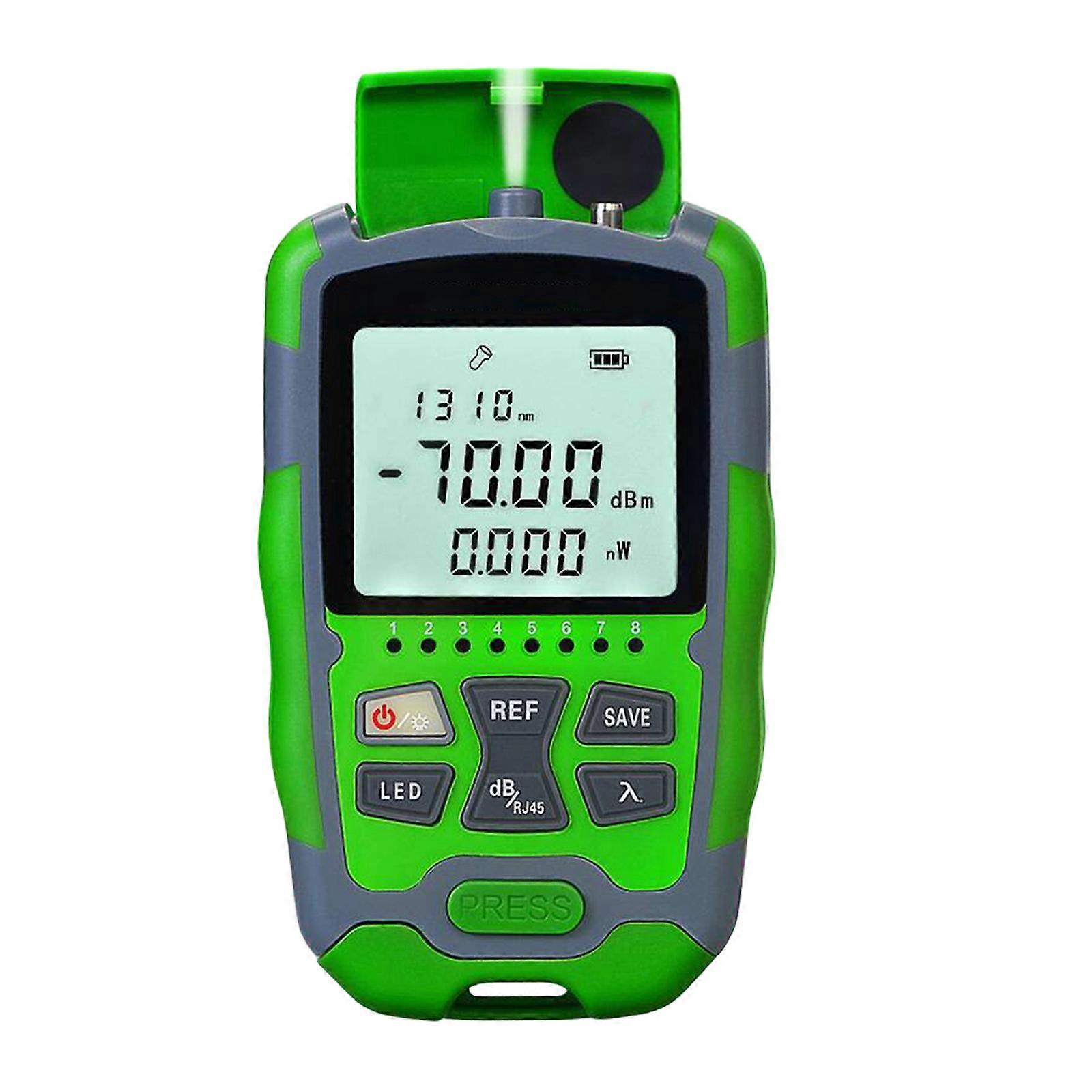 Compact Multifunction Opticals Power Meter Networking Cable Tester For Signal Testing And Fault Detection Multicolor