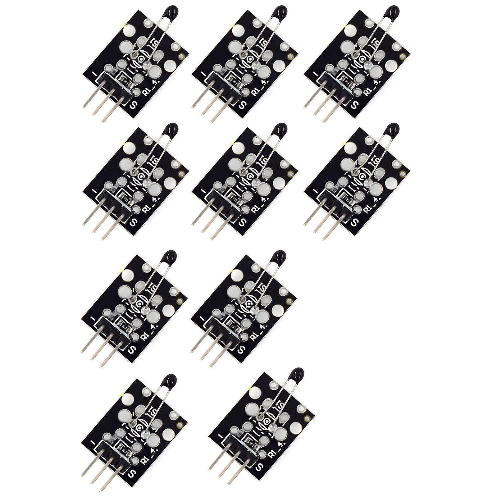 Plugs and Play Temperature Sensorings Module Suitable for Multiple Microcontroller Platforms Multicolor