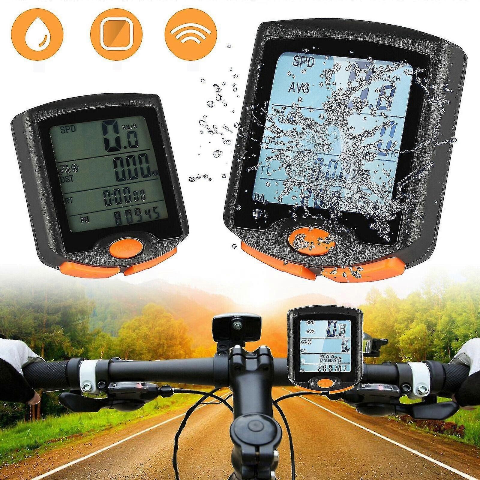 Wireless Bicycle Bike Cycle Computer Odometer