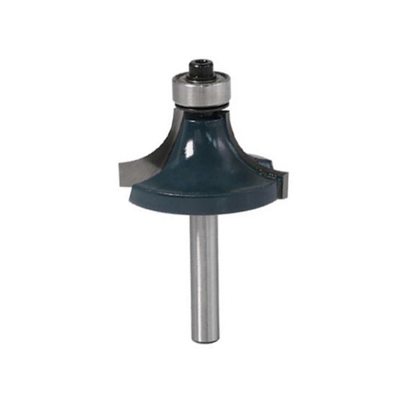 Precisions Ground Alloy Roundover Bit 1/4Inch Shank Multiple Radius Option Roundover Router Bit For Smooth Wood Edges Multicolor