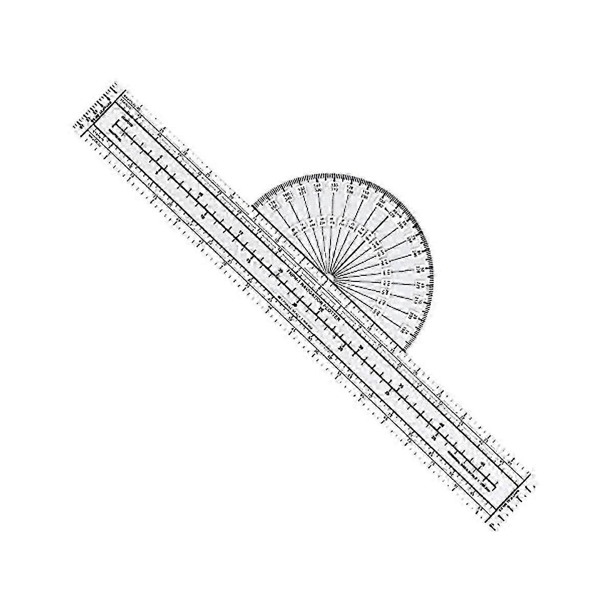 Professional Fixed Plotter for Aviation Navigation - Essential Pilot Tool