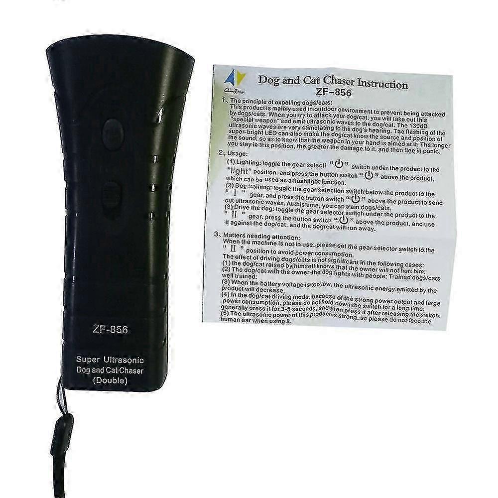 Anti Barking Control Device Bark Training Tool Ultrasonic Sound with LED Lights and Strap - Safe for All Dogs of All Breeds & Ages