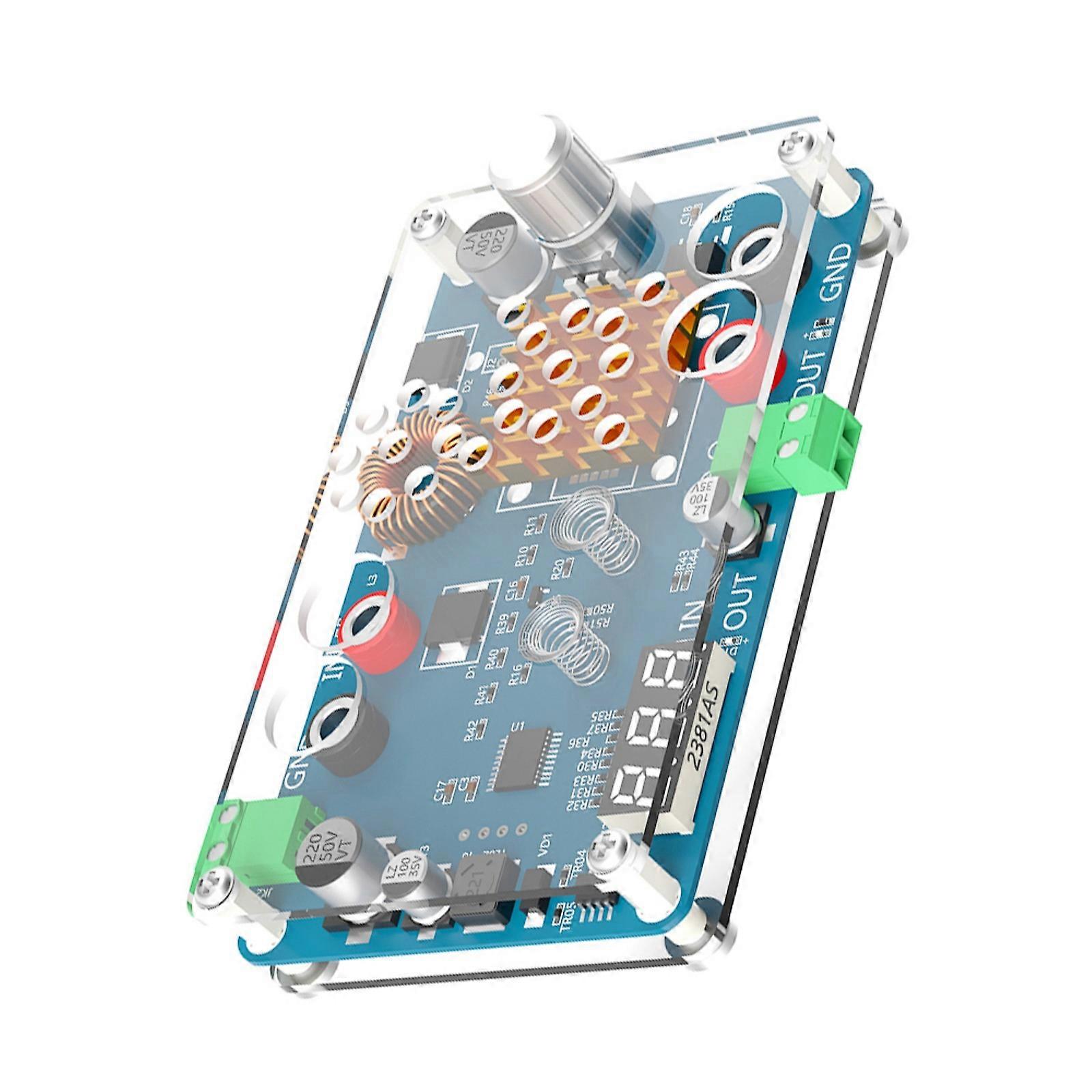 DC5-32V to 5-45V Adjustable Power Supply Module with Touch Control for Computer Connectors Multicolor