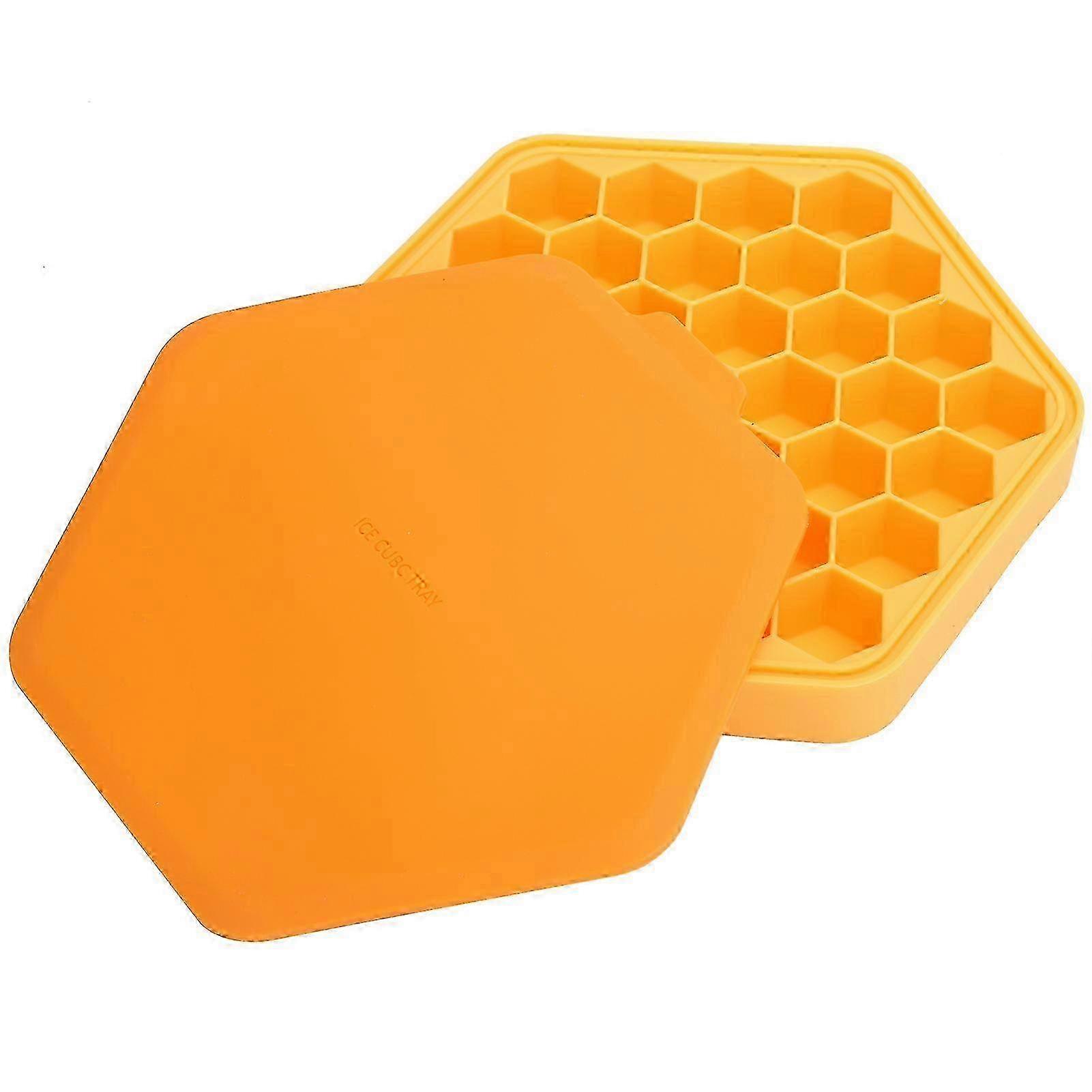 37‑Grids Ice Tray Polygon Silicone Ice Cubes Mold Ice Cubes Maker Container Kitchen Utensils