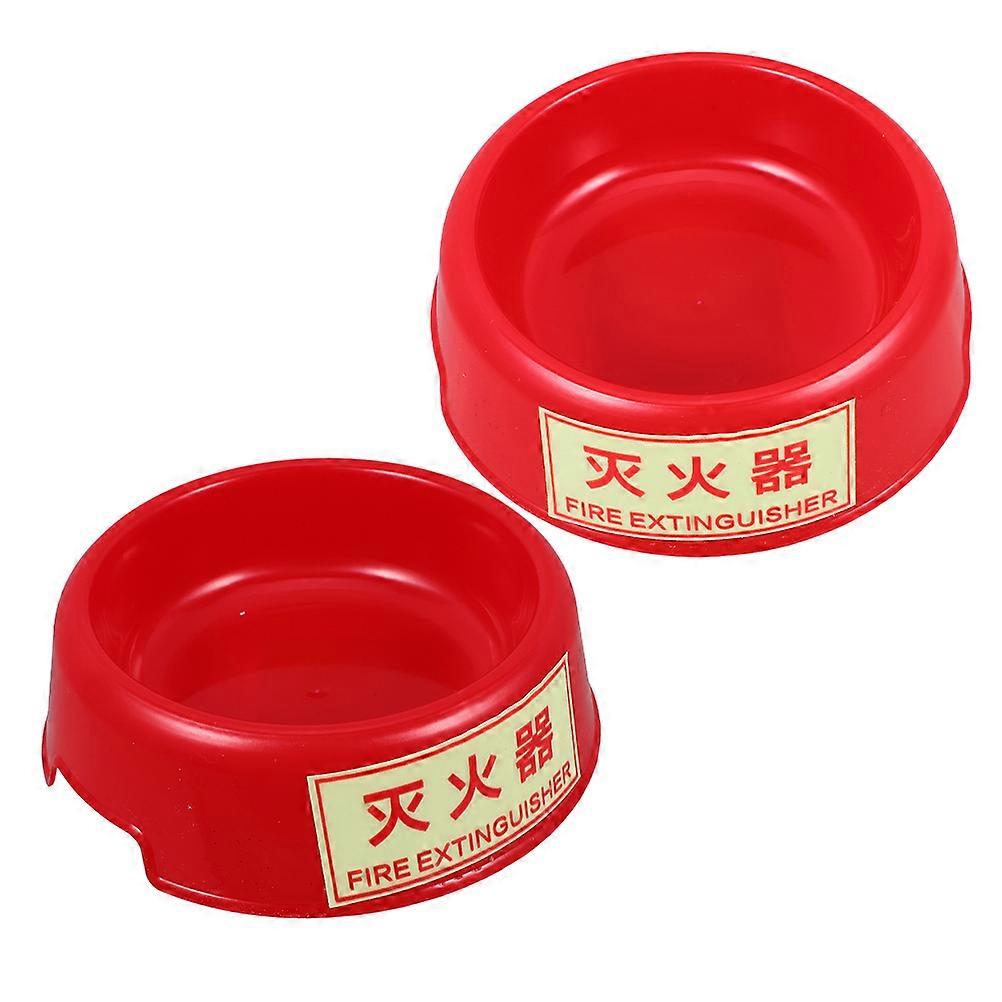 Fire Extinguisher Stand Base for Safety with Glow in The Dark Plastic Design