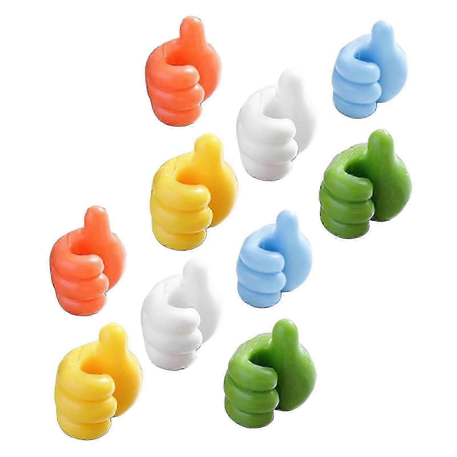e Thumb Cable Holder Wall Mounted Silicone Cable Storage Rack for Home Bedroom
