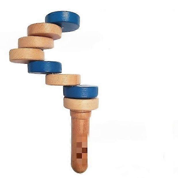 1ピースハンドヘルド木製バランサー、ぐらつきバランス安定性トレーナー、子供と大人へのクリスマスプレゼントに最適