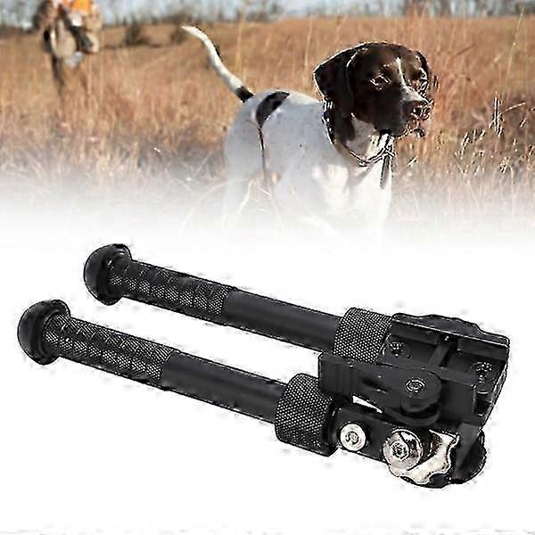 360 graders roterende V8 Bipod justerbar skinnemonteringsadapter stativ for utendørs jakt svart