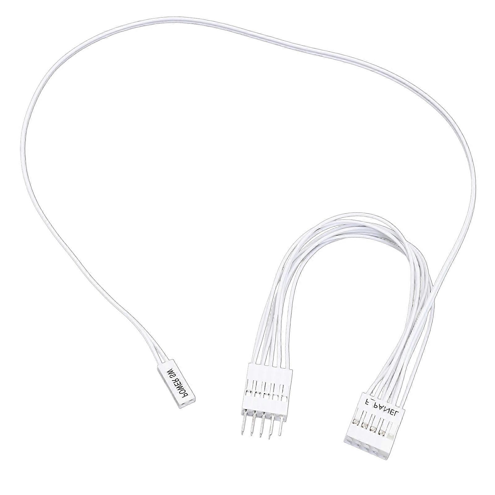 Full Coppers Cores Motherboards Power Switches Jumpers Extension Cable For Reliable Signal Transmission On 9Pin Header Multicolor