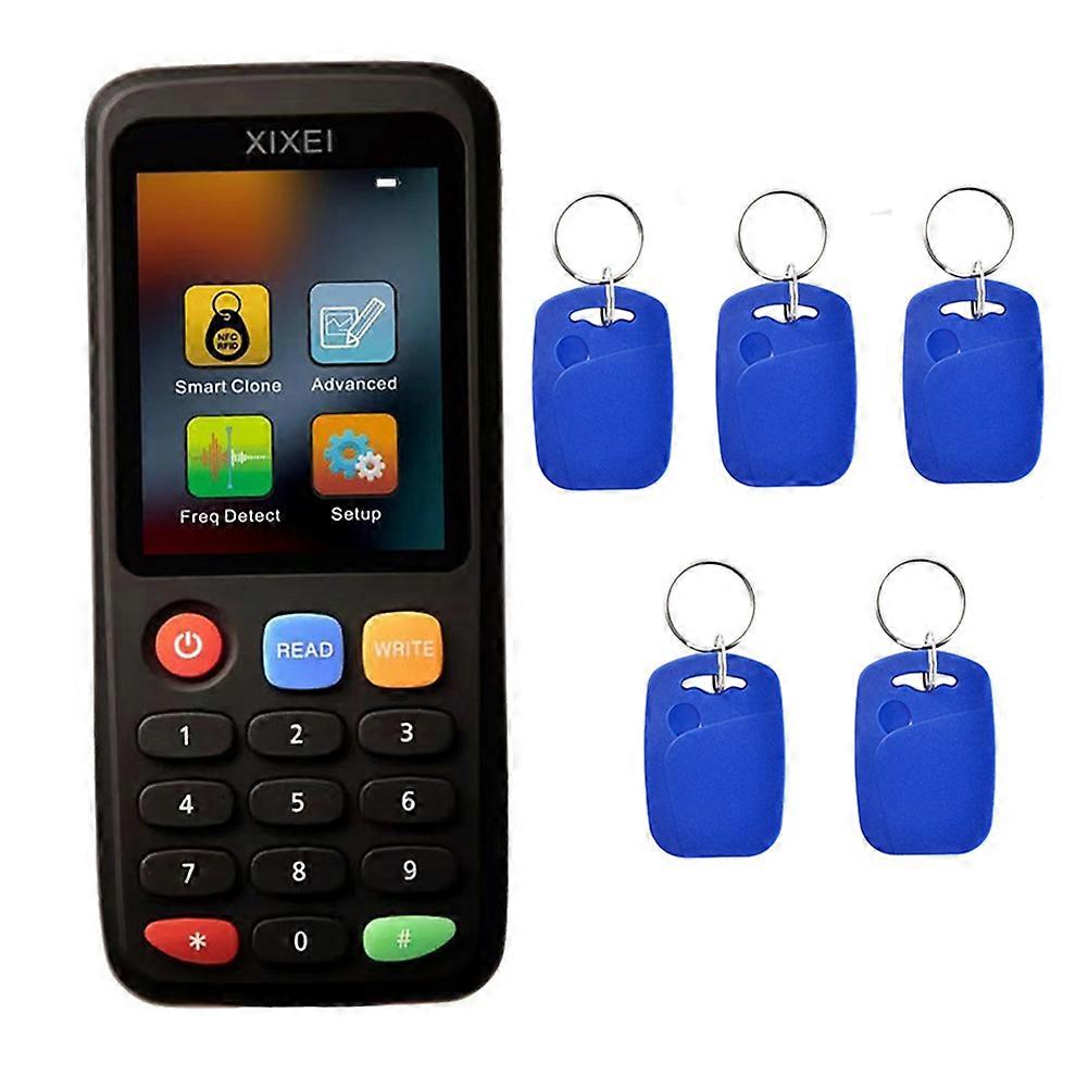 XIXEI X7 NFC Decoder Duplicator Smart Card Reader Writer 125KHz 13.56MHz Badge Clone Card Key Machine Copier Clone Programmer
