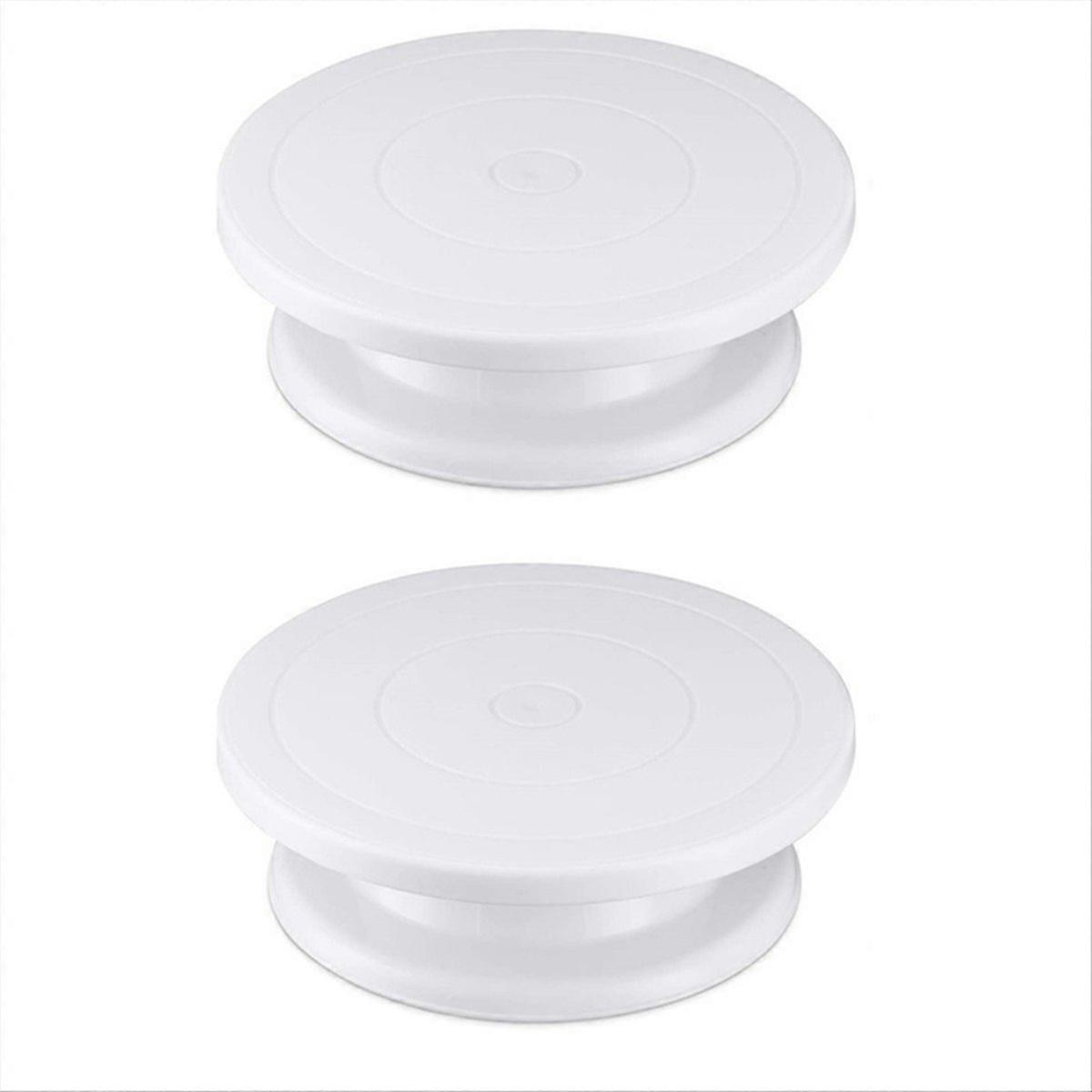 cake decoration decorating turntable White