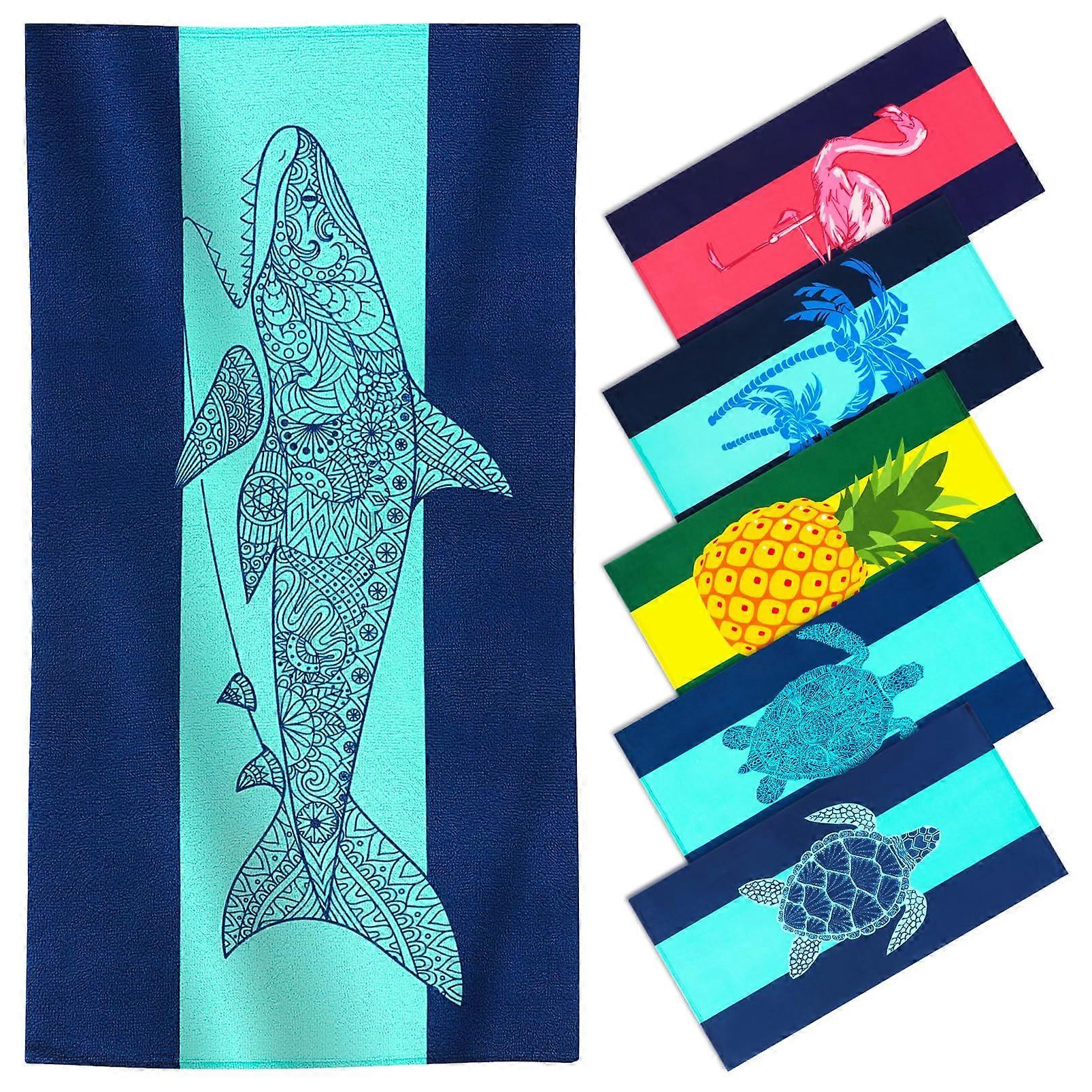 Oversized Terry Beach Towel 36x72 Soft Large Pool Travel Towel for Adults Extra Coverage