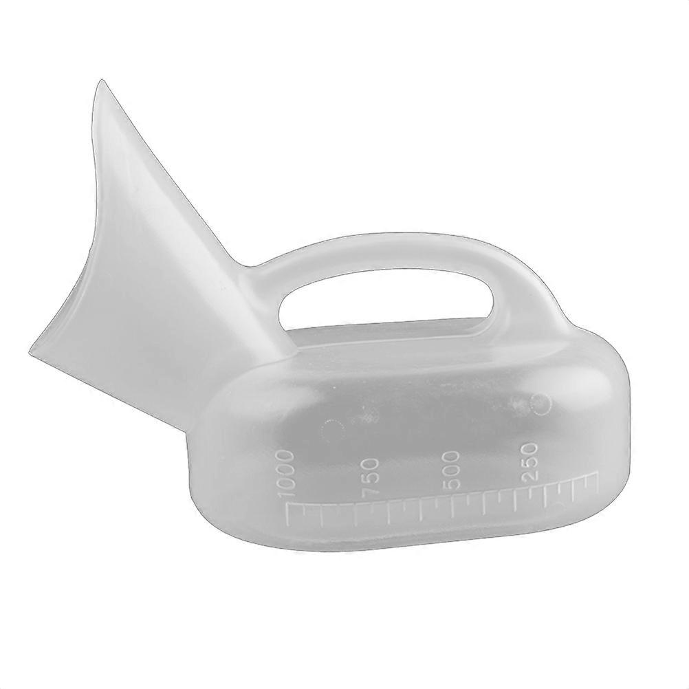 Women's Portable Pee Bottle Urinal Made of Durable Plastic with Easy Grip Handle 1000 ML