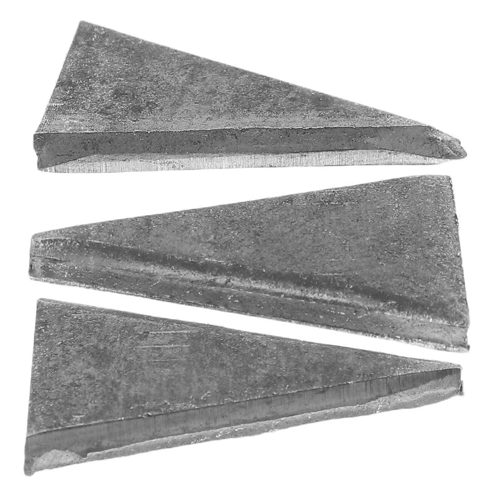 Iron Wedge for Handle Safety Handle Replacement 3Pcs Grey Metal Tool