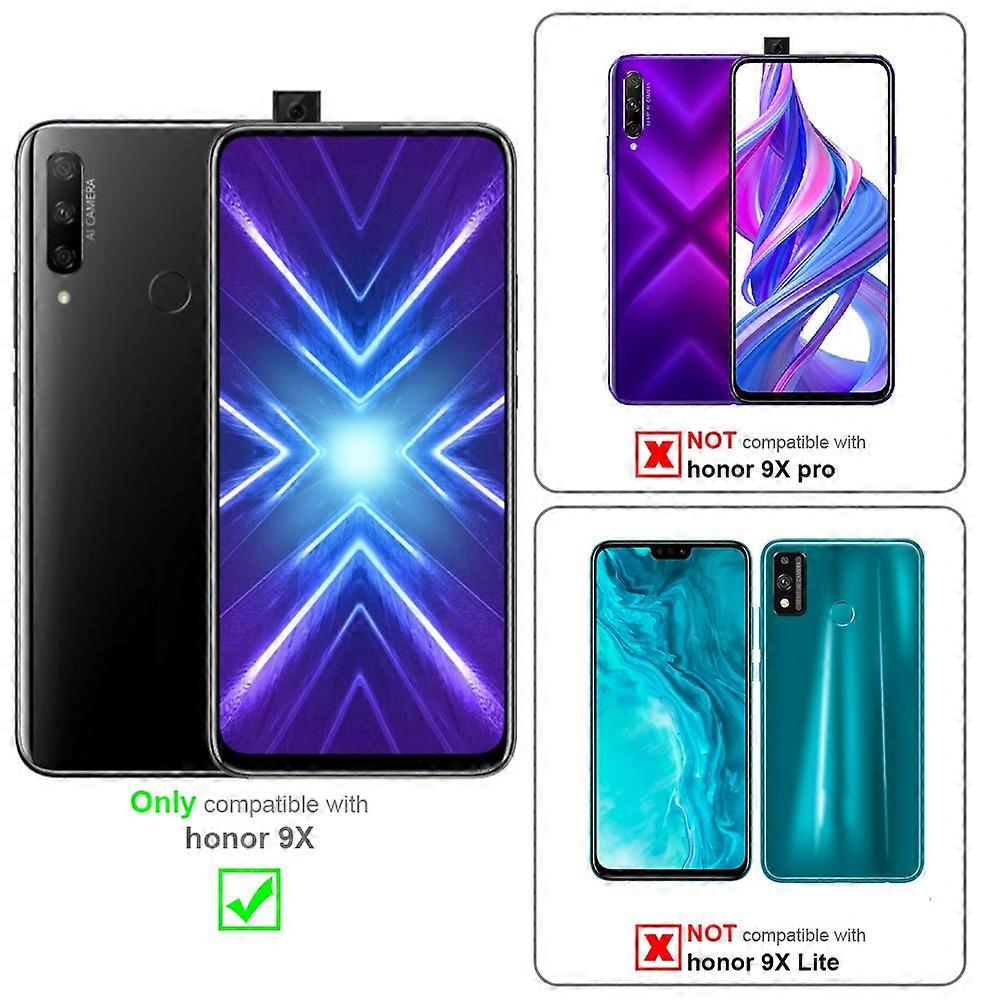 Honor 9X Protective Case TPU Case - Liquid Design with Ring