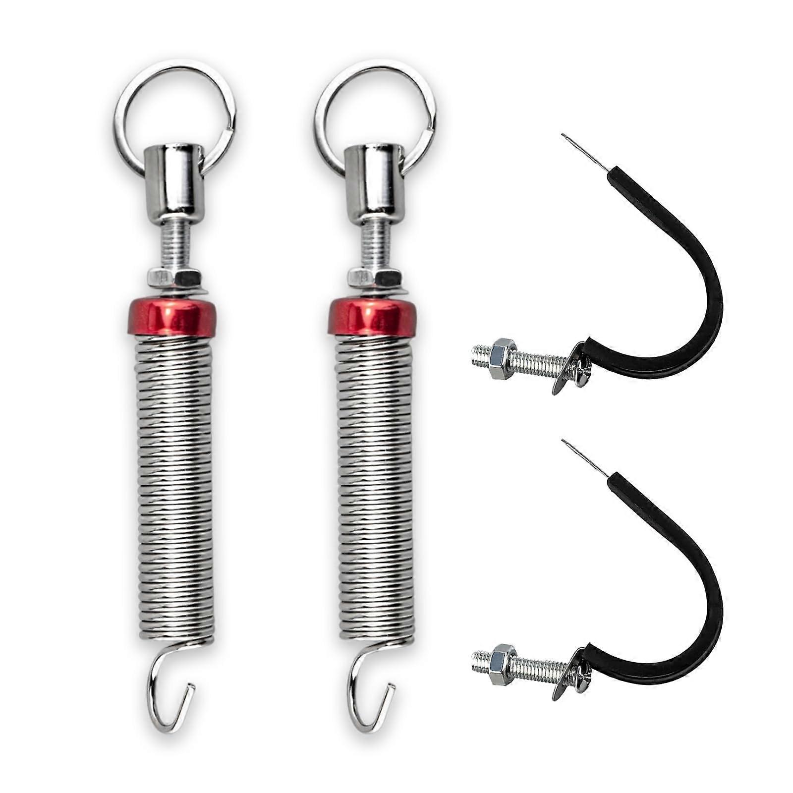 2PCS Car Trunk Lid Spring Kit, Adjustable Automatic Trunk Opener with Durable Carbon Steel, Red