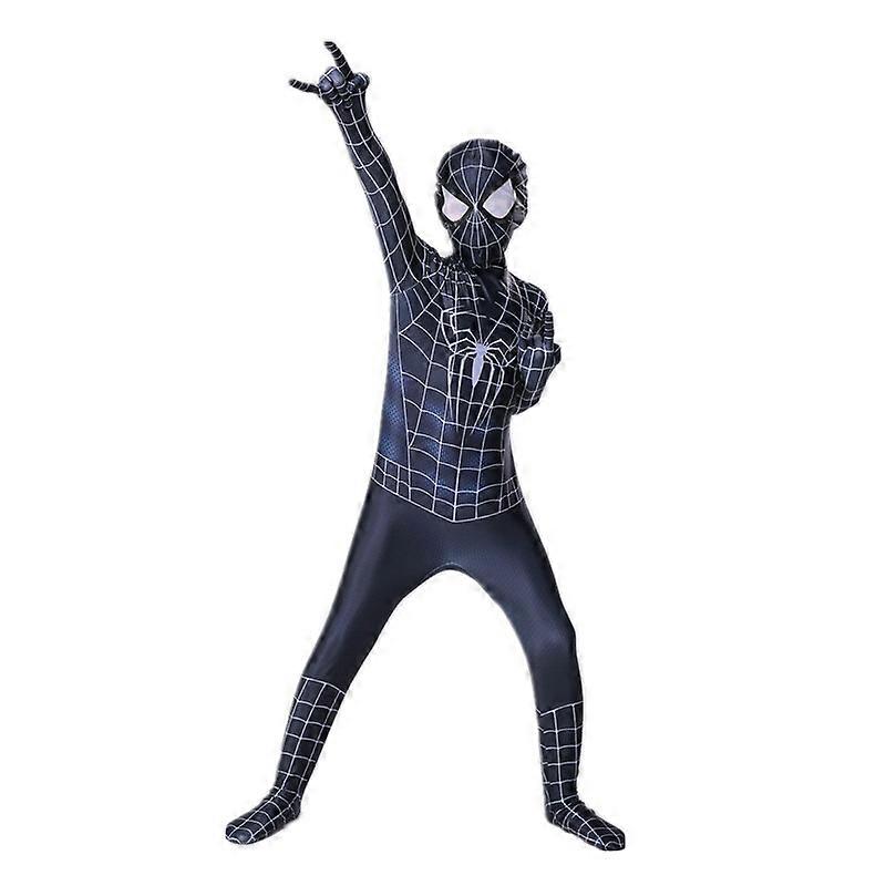 MINISO gar?ons Spider-Man Cosplay Costumes combinaison super-h��ros Miles Morales film jeu de r?le gar?ons filles Halloween carnaval v��tement