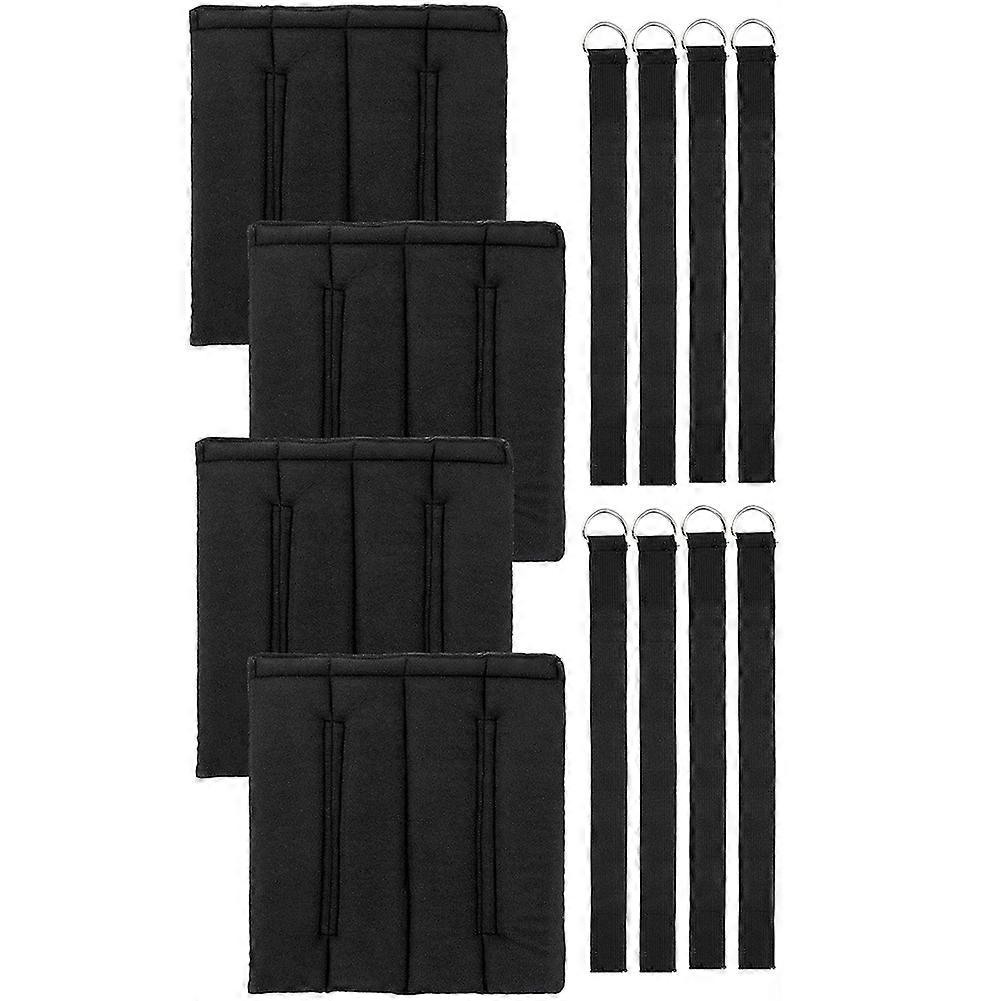 4PCS Bunk Bed Ladder Pads with 8 Adjustable Straps
