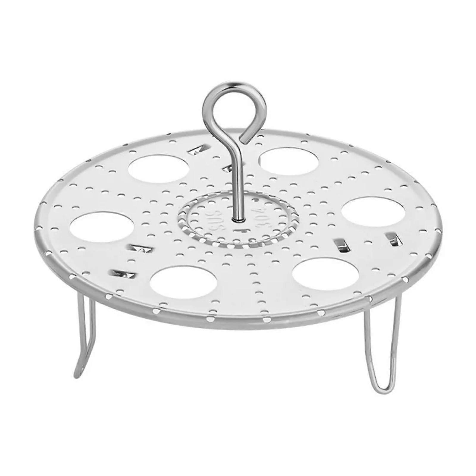 304 Stainless Steel Steamer Basket Adjustable Height Foldable Egg Steaming Rack for Versatile Cooking