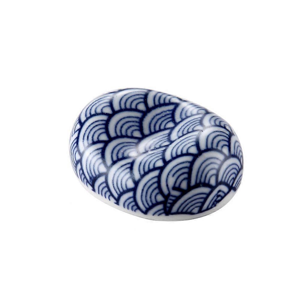 Chopstick Rack for Table for Holding Chopsticks 6Pcs Ceramic Set