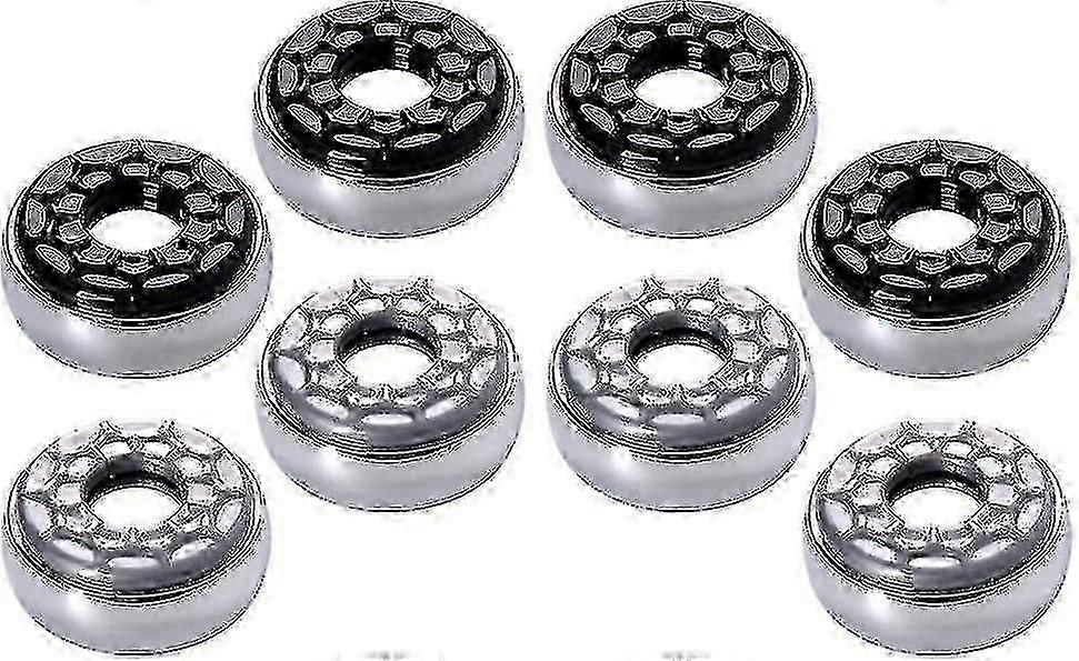 Shuffleboard Puky 2-1/8"(53mm), Sada 8 (šedá&černá)