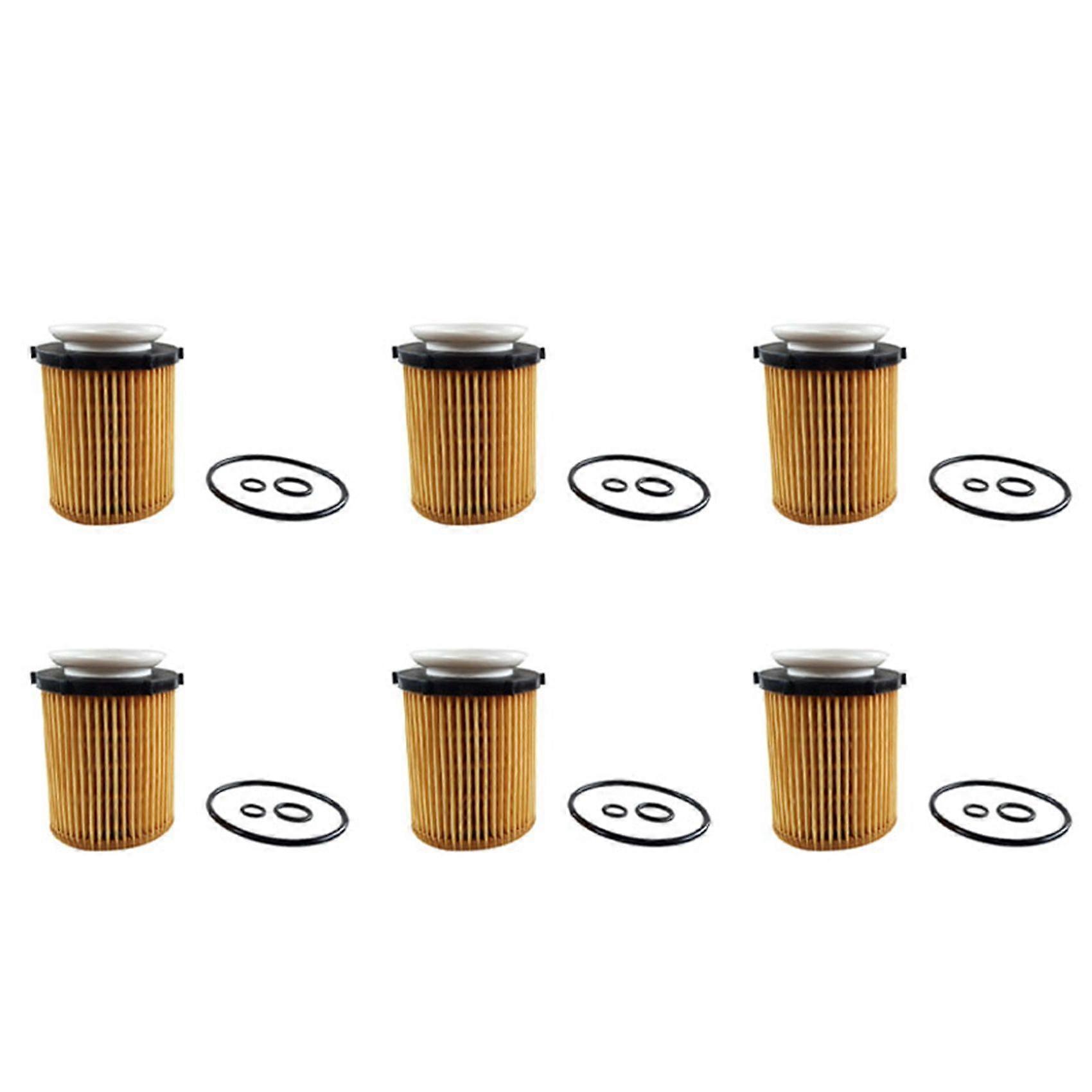 6X for Mercedes-Benz C E CLA -Class Engine Oil Filter Kit