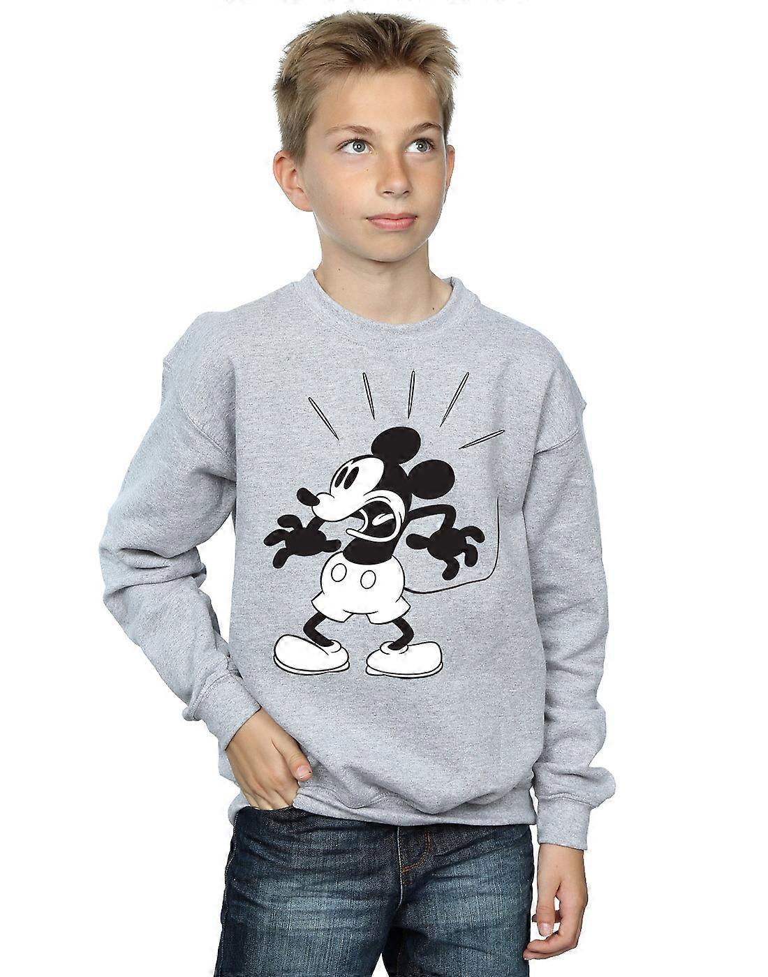 Disney Boys Mickey Mouse Scared Sweatshirt