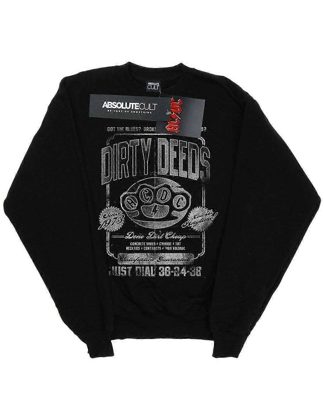 AC / DC férfi csak dial pulóver