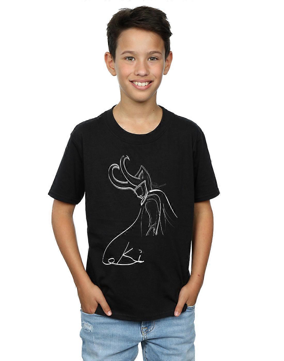 Marvel Boys Loki Lines T-Shirt